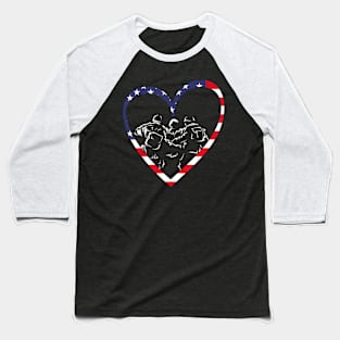 Veterans Day Memorial Day Partiotic Military Usa Baseball T-Shirt